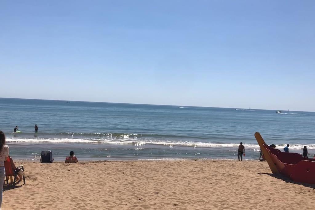 Cal Salmare Seafront Apartment With Rooftop Terrace And Pool Калафел Екстериор снимка